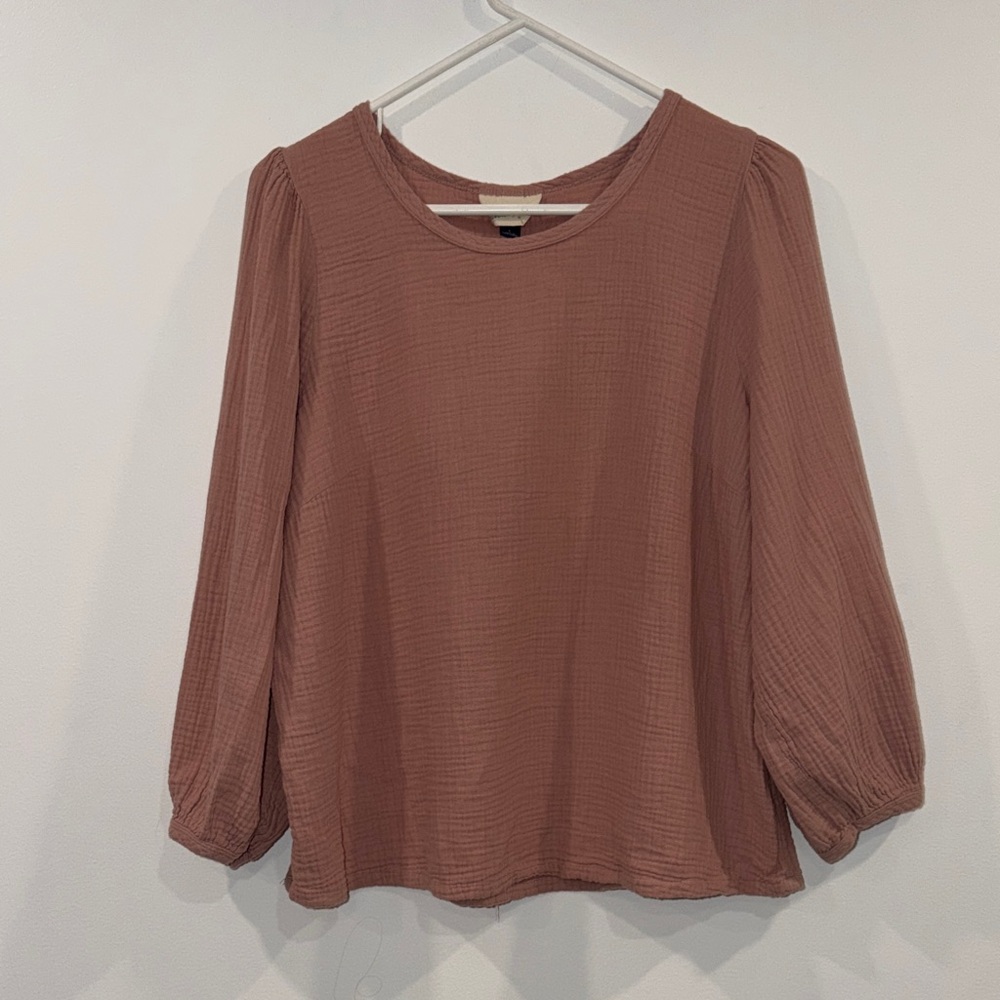 Women's 100% Cotton Dusty Pink Blouse